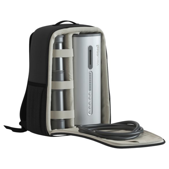 VacuGlide 2 - автоматичен мъжки мастурбатор с мрежово захранване - сребрист