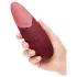 Womanizer Next - стимулатор за клитор с въздушни вълни - акумулаторен - бордо