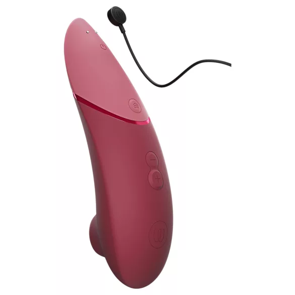 Womanizer Next - стимулатор за клитор с въздушни вълни - акумулаторен - бордо