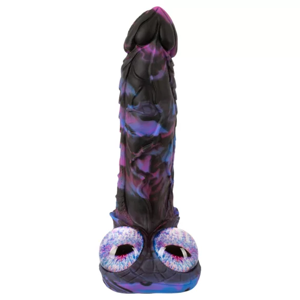 Beasty Cocks Firefly Fantasies - фантазиен вибратор с подгряване и тласкащо движение (син) - 23,4 см