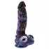 Beasty Cocks Firefly Fantasies - фантазиен вибратор с подгряване и тласкащо движение (син) - 23,4 см