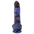 Beasty Cocks Firefly Fantasies - фантазиен вибратор с подгряване и тласкащо движение (син) - 23,4 см