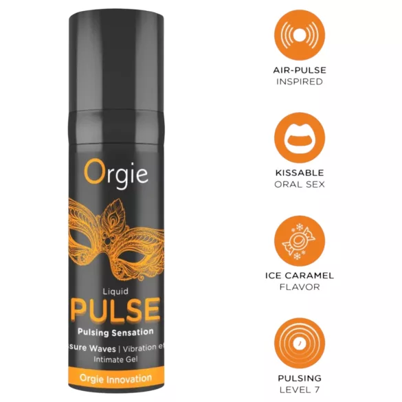 Orgie Pulse - течен вибратор (15 мл)