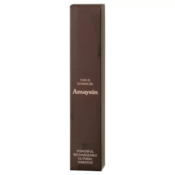 Amaysin - вибратор във формата на пръчка с акумулатор (син)