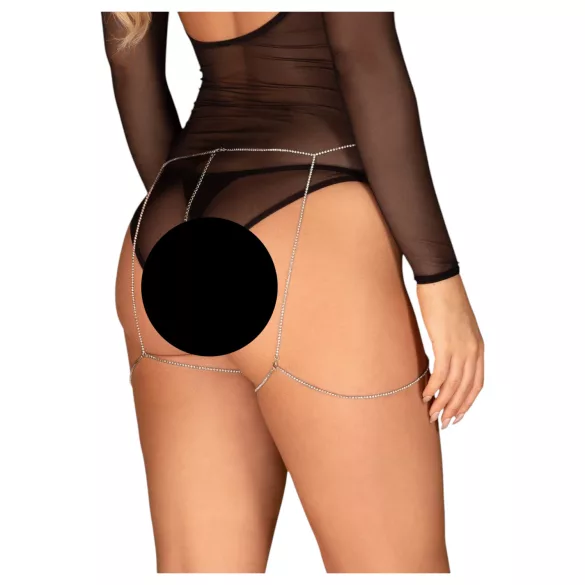 Obsessive Bijou 905 - сребърен бижутериен хастар - S-L