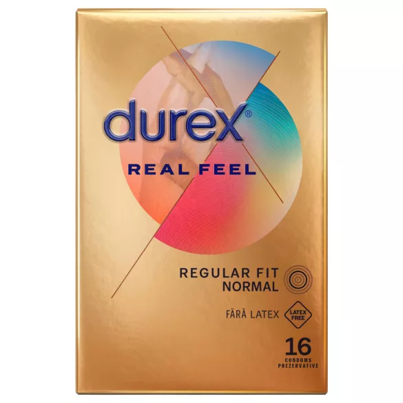 Durex Real Feel - презервативи без латекс - 16 броя