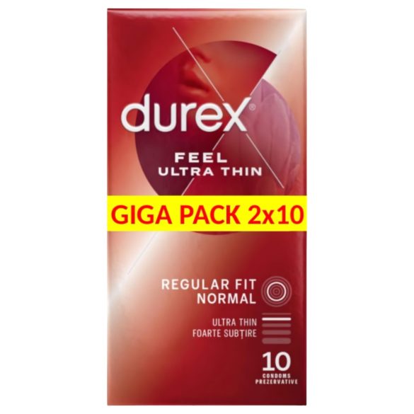 Durex Feel Ultra Thin - ултра тънки презервативи (2x10 бр.)