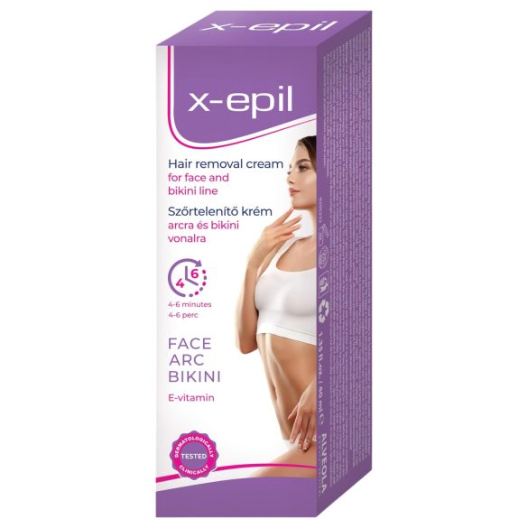 X-Epil - Крем за лице/бикини линия за обезкосмяване (40ml)
