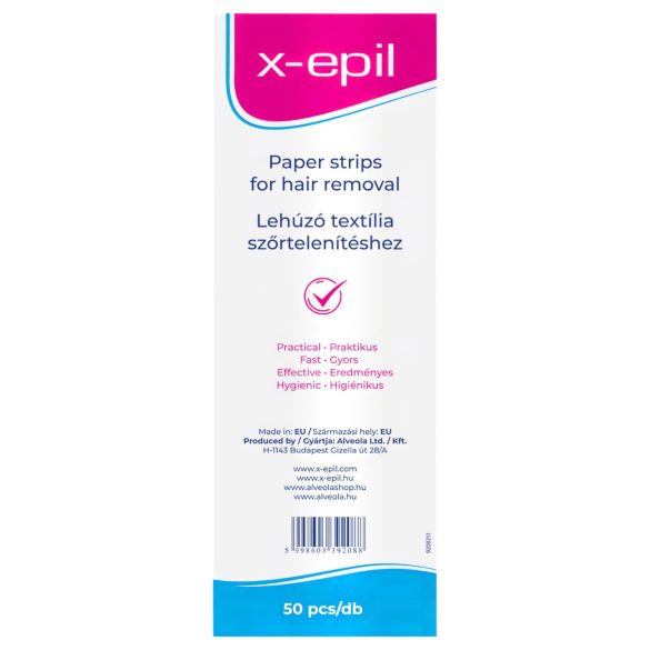 X-Epil - текстилни ленти за епилация (50 броя)