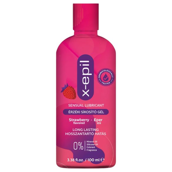 X-Epil - чувствен лубрикант с вкус на ягода (100ml)