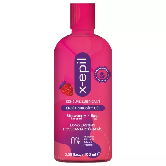 X-Epil - лубрикант гел с вкус на ягода - 100ml