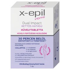   X-Epil Intimo Dual Impact - вагинални таблетки двойно действие (7 бр.)