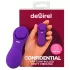 Desirel Confidential - носими бикини вибратор, управляван чрез приложение (лилав)