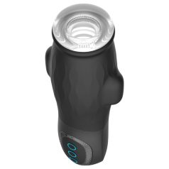   Lonely Anne - вибриращ мастурбатор с вакуум - акумулаторен, черен