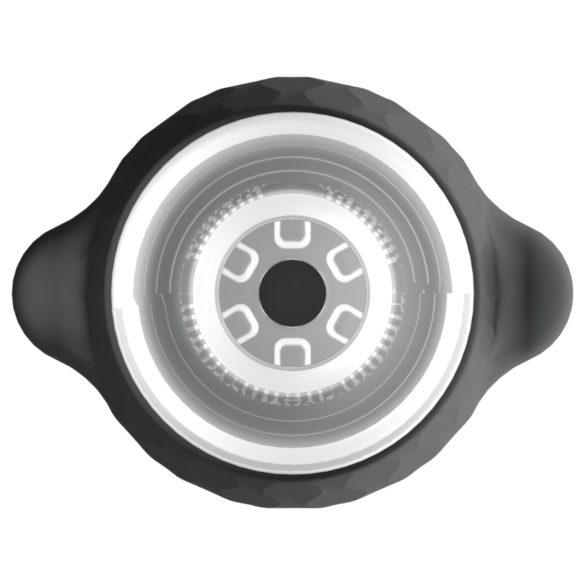 Lonely Anne - акумулаторна вибро-всмукваща мастурбатор (черна)