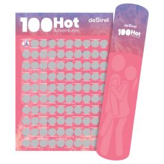   Desirel - 100 секс пози изтриваем плакат настолна игра