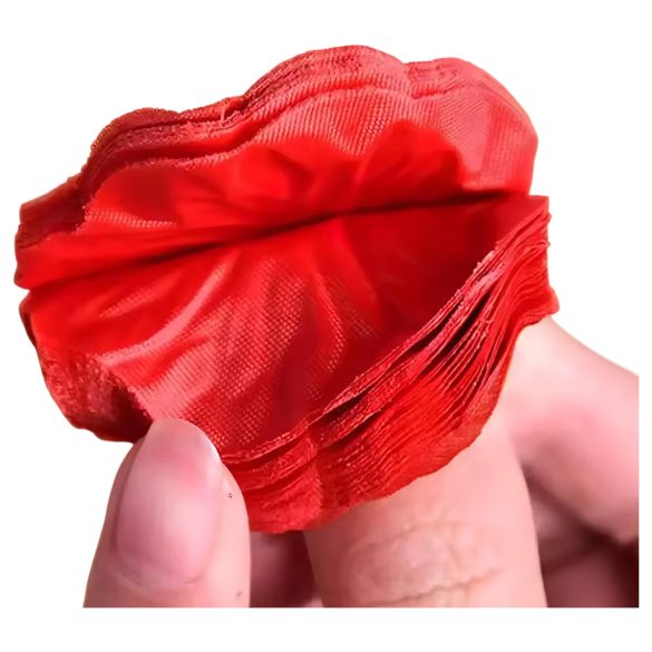 Розови листенца - изкуствени - 500 бр - червени