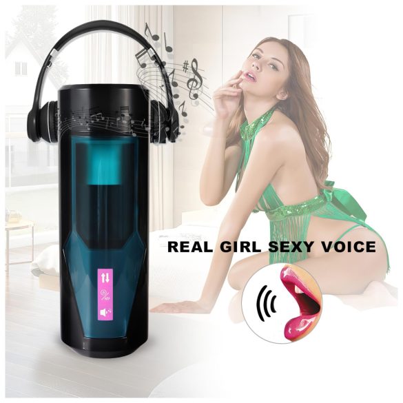 Lonely - мъжки мастурбатор с тласъци и звуци - черен