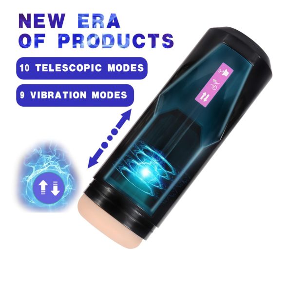 Lonely - мъжки мастурбатор с тласъци и звуци - черен