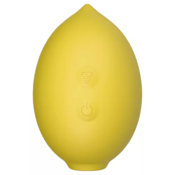 Lemon Squeeze - вибратор във форма на лимон с вакуумен стимулатор за клитор (жълт)