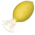 Lemon Squeeze - вибратор във форма на лимон с вакуумен стимулатор за клитор (жълт)