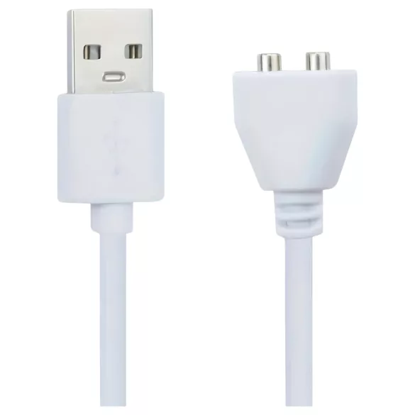 Pleasure Charge Loveline - магнитен USB заряден кабел (бял)