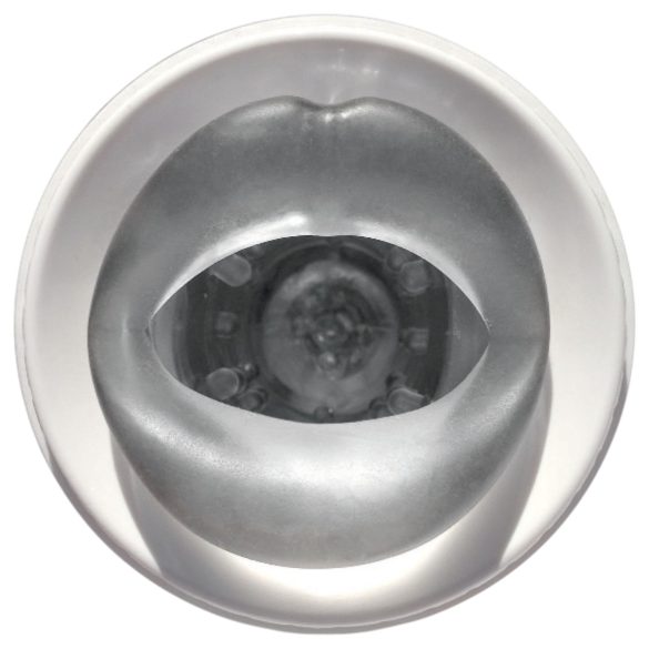 PDX Roto-Bator - вибрационен орален мастурбатор (бял)