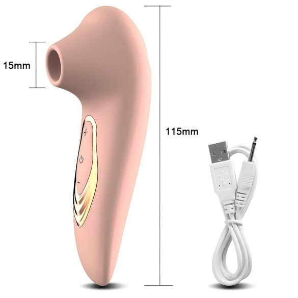 AlvUp - вибратор за клитор с въздушни вълни - розов