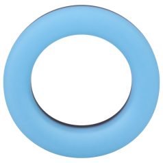   Doc Johnson The Big O - вибриращ пенис ринг - светещ - син