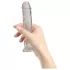 Addiction Crystal - дилдо с вендуза (прозрачно) - 18 см