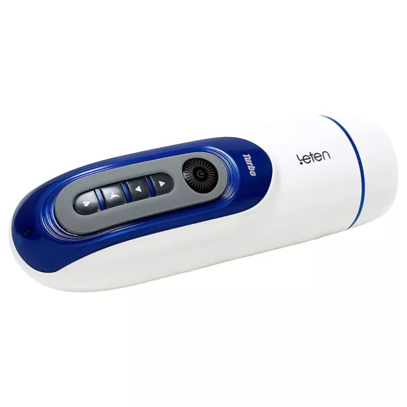 Leten SM390 - мъжки мастурбатор с въздишки и затопляне - бял