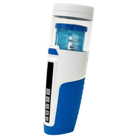 Leten SM370 - стонящ, въртящ се мастурбатор (бял)