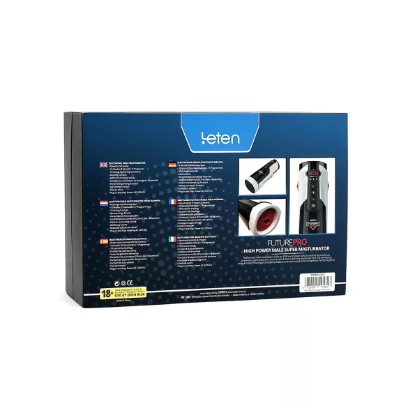 LETEN SM FUTURE PRO - мъжки мастурбатор с нагряване и автоматично движение
