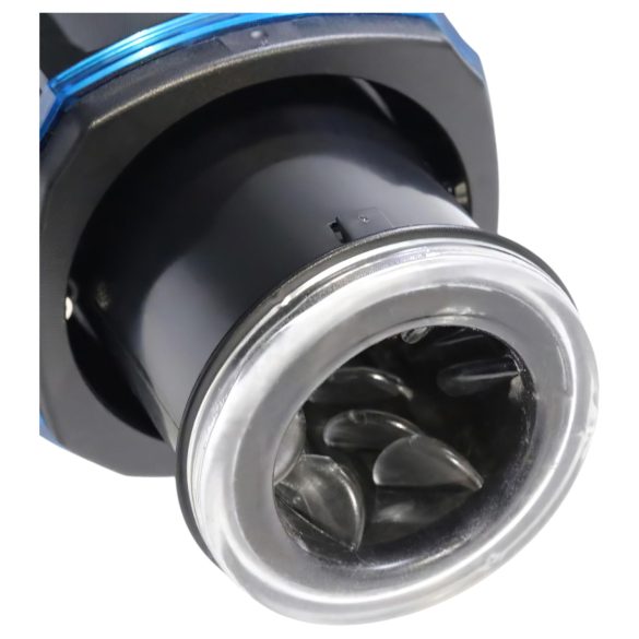 Leten SM320 - мъжки мастурбатор с звукови ефекти, тласъци и затопляне - черен