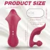 Sex HD Chomper - вибратор за клитор и анал - червен