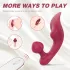 Sex HD Chomper - вибратор за клитор и анал - червен
