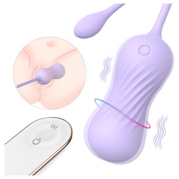 Sex HD Twist Egg - лилаво вибриращо яйце за нови усещания