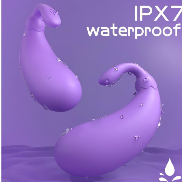 Sex HD - вибриращо яйце патладжан форма - лилаво