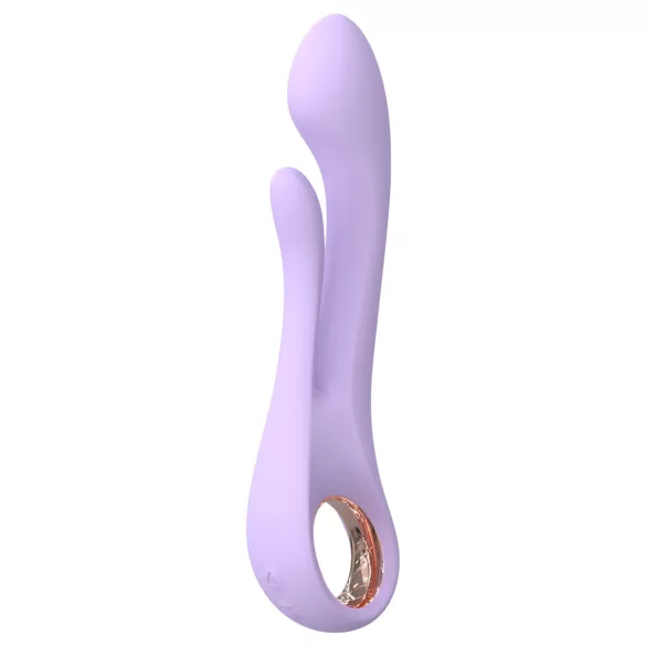Sex HD Kaethe - вибратор с клиторен стимулатор - лилав