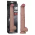 Lovetoy - двуслоен XXL дилдо - 36,5 см - телесен цвят