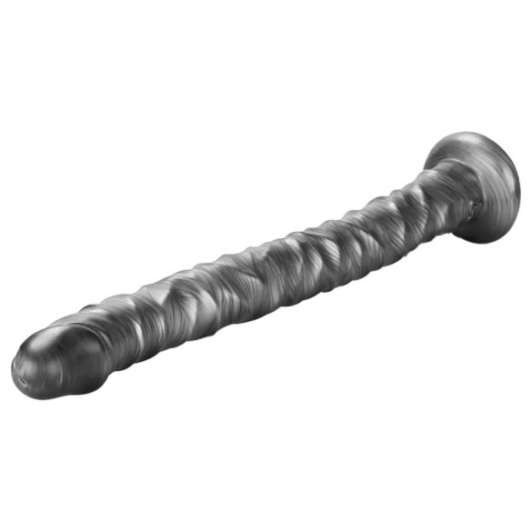 Lovetoy King Sized - голям вибратор - 40,5 см - сив