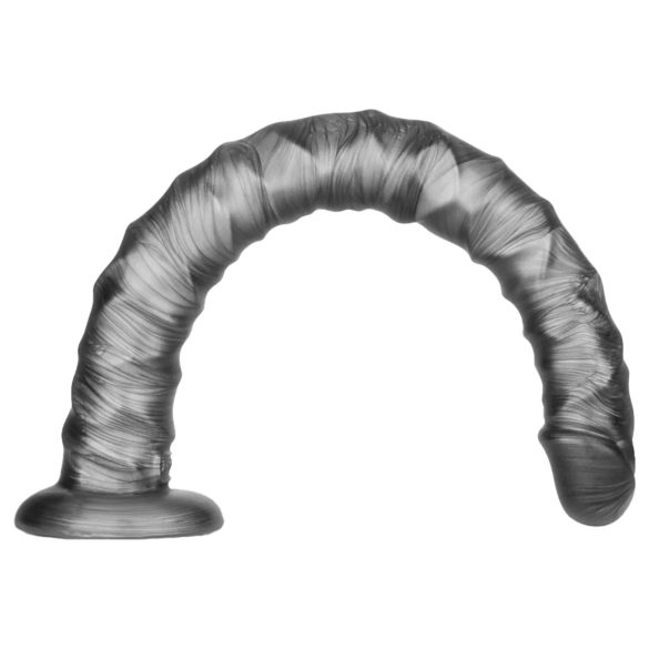 Lovetoy King Sized - голям вибратор - 40,5 см - сив