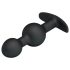 Pretty Love - анално дилдо с вътрешни топчета - черно