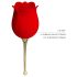 Pretty Love Rose Lover - 2в1 езиче и клитор вибратор (червен)