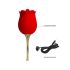 Pretty Love Rose Lover - 2в1 езиче и клитор вибратор (червен)