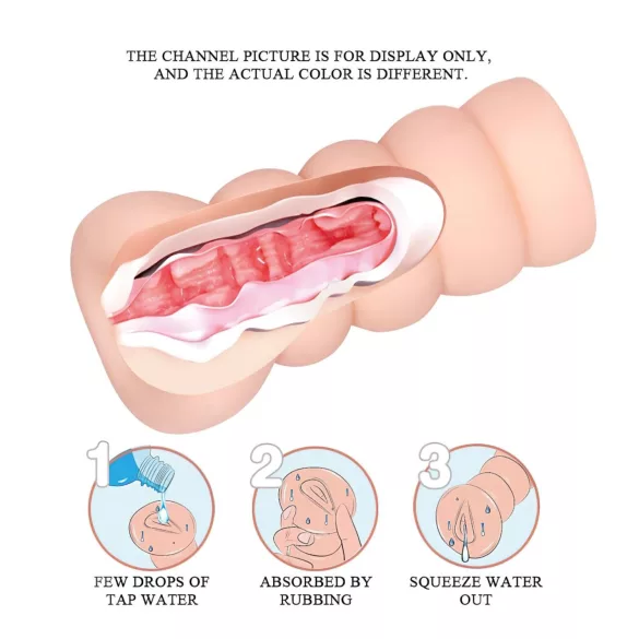 Crazy Bull - вагина мастурбатор - аниме - натурален цвят