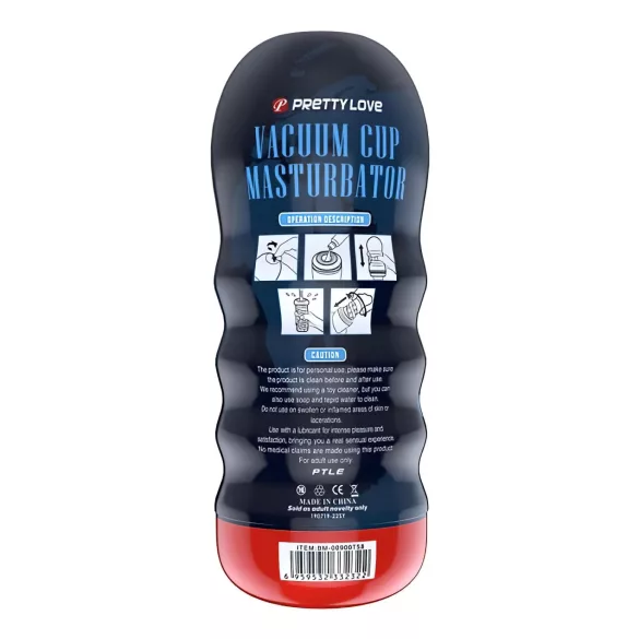 Pretty Love Vacuum Cup - реалистичен мастурбатор вагина (телесен цвят)