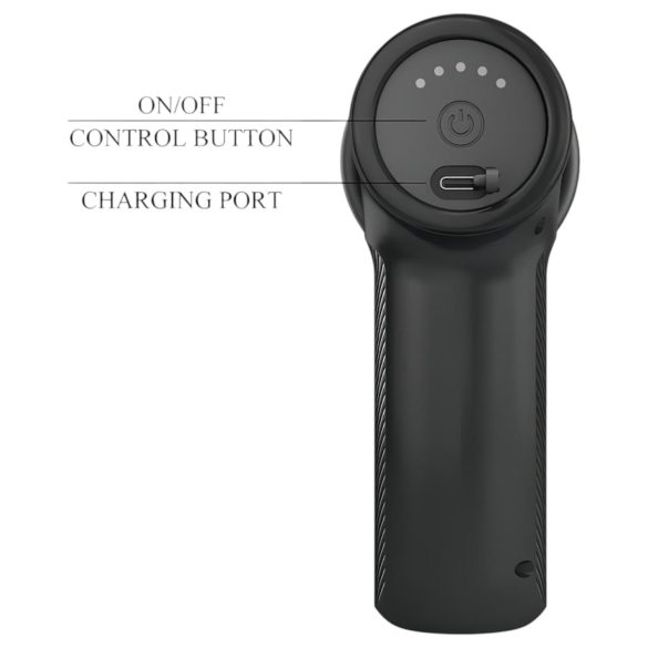 Pretty Love Dj Doctor - вибратор с тласкащо движение - черен