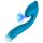 Vibeconnect - водоустойчива G-точка и клитор стимулатор (син)