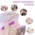Sex HD Iris - вибриращ масажор с 2 мотора и загряване - лилав